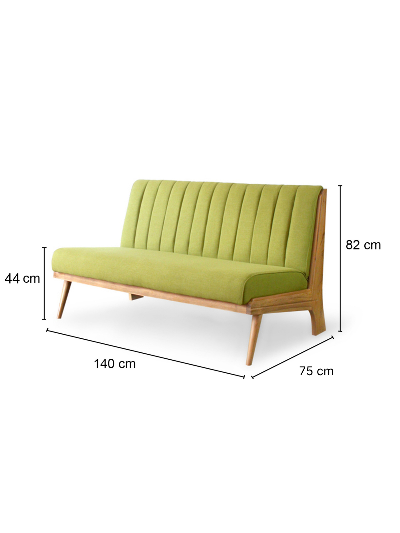 Elena Sofa tanpa Lengan (Double Seater)