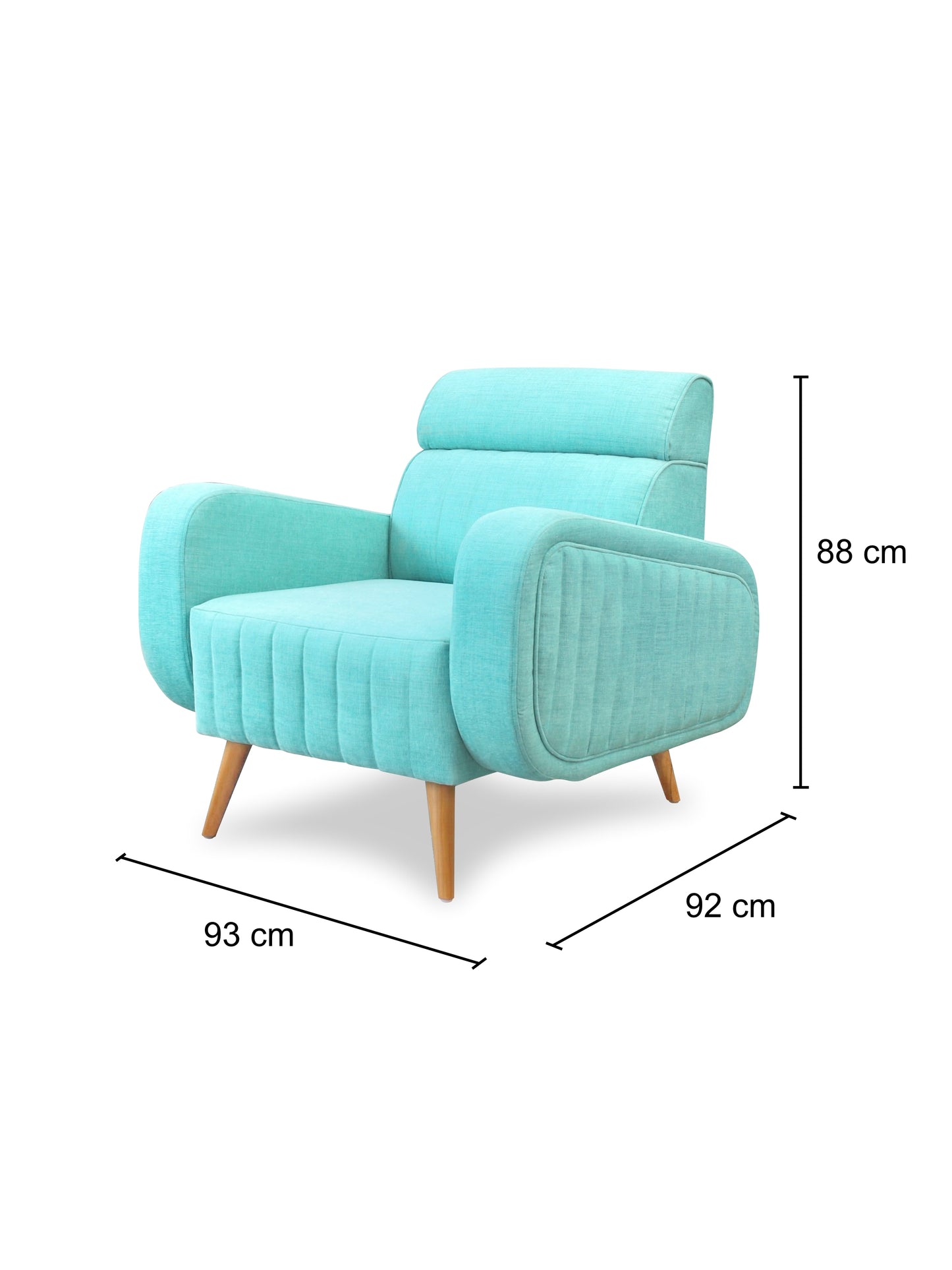 Merci Sofa Berlengan (Single Seater)