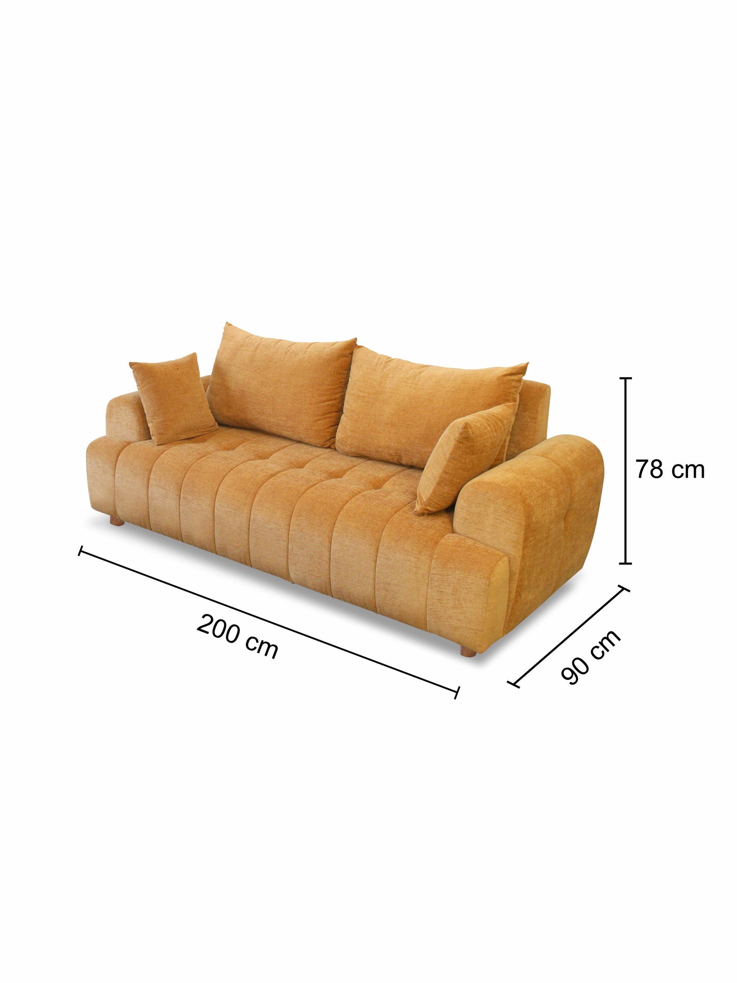 Poppy Sofa Berlengan (Double Seater)