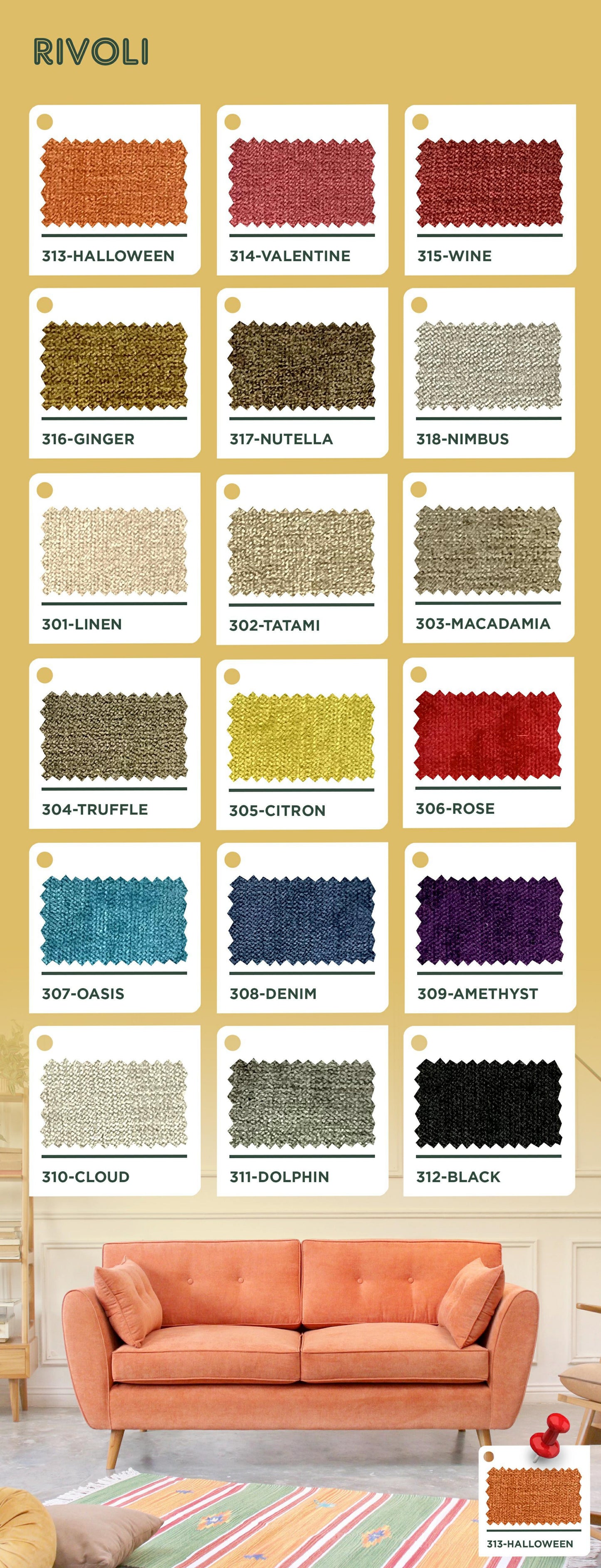 Holden Sofa tanpa Lengan (Single Seater)