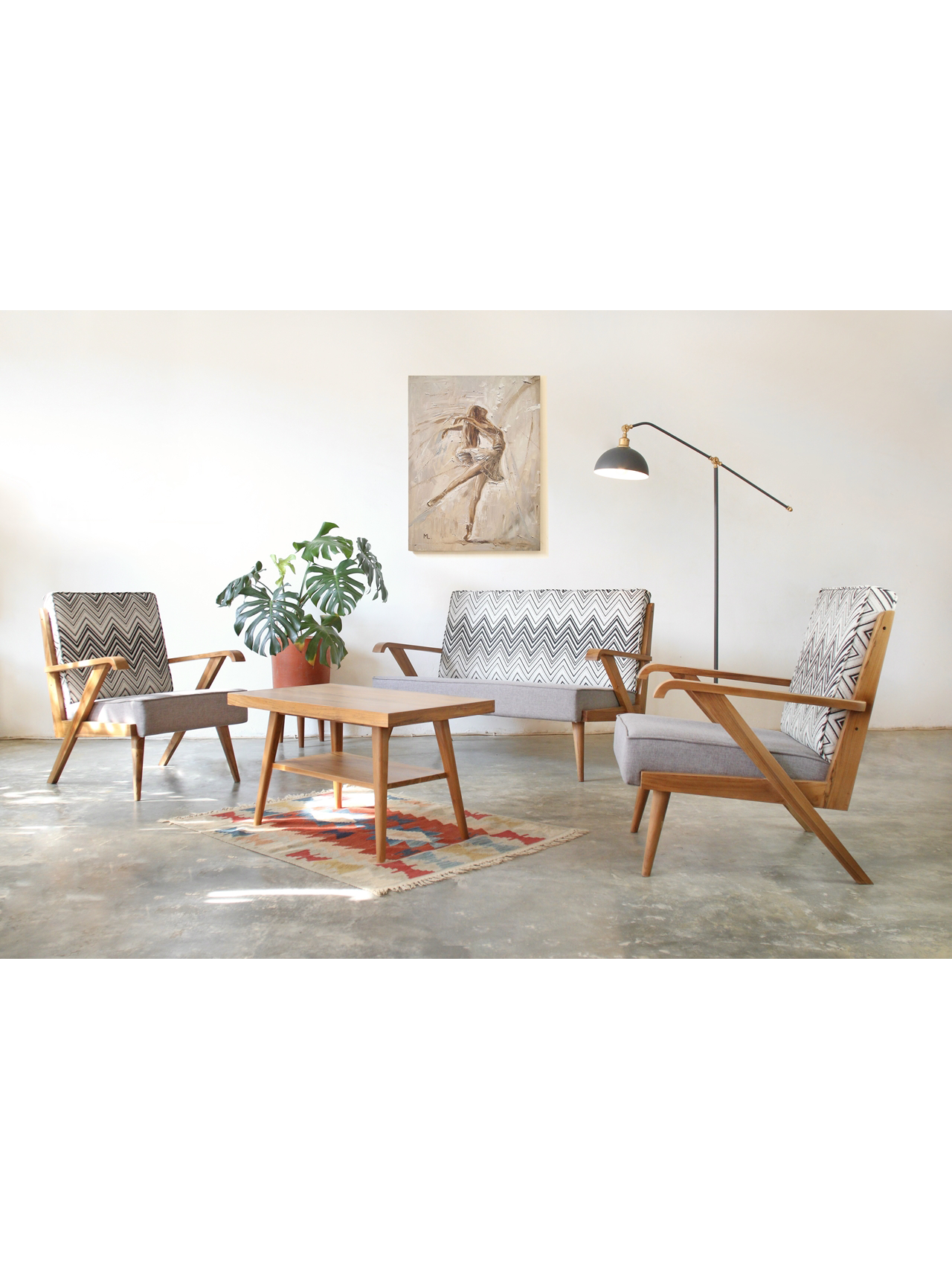 Brama Kursi dengan Sandaran Lengan (Double Seater)