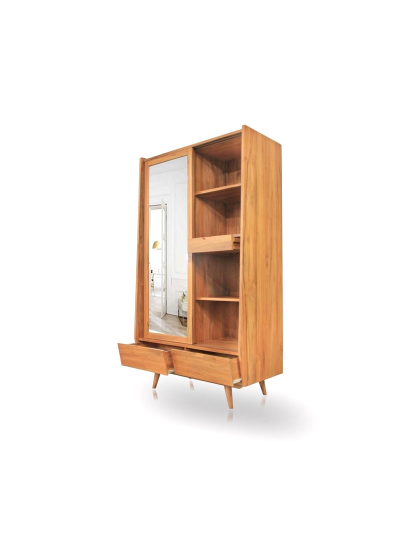 Lemari Kresna (Pintu Cermin)/Lemari Sliding Pintu Cermin