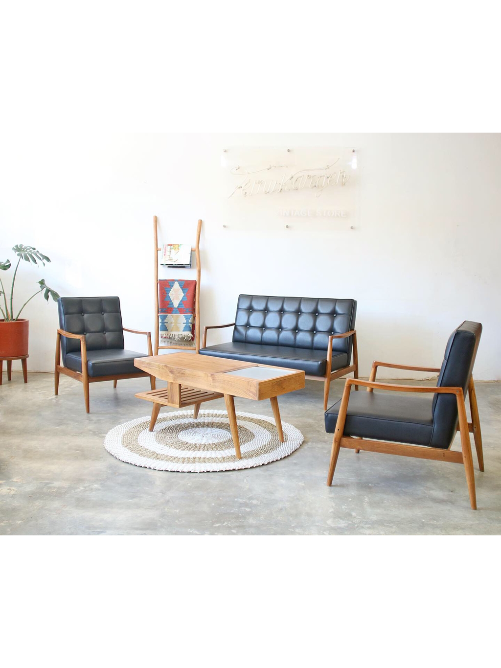 Airy Scandinavian Set Kursi Tamu (Double Seater)