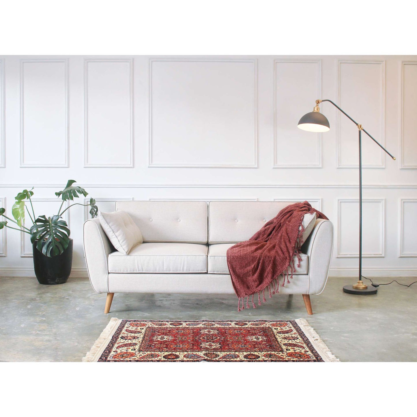 Olivia Sofa Berlengan (Double Seater)