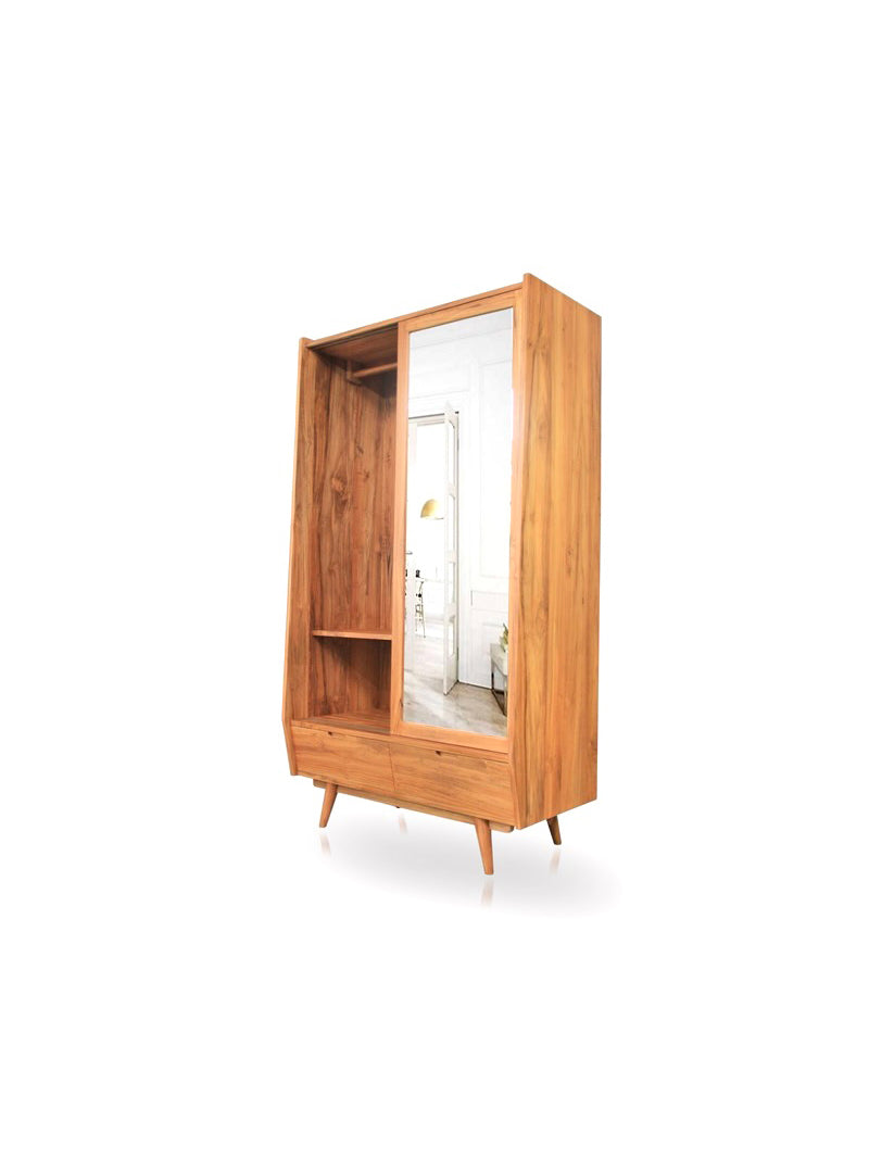 Lemari Kresna (Pintu Cermin)/Lemari Sliding Pintu Cermin