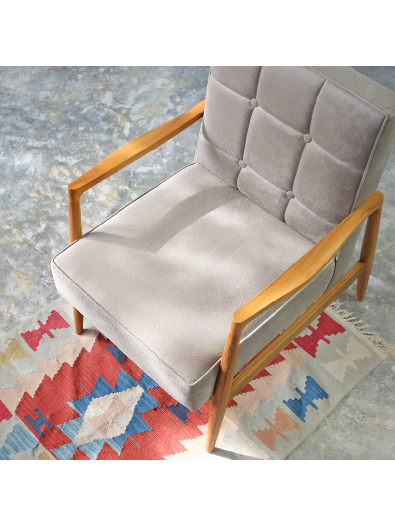 Airy Scandinavian Kursi dengan Sandaran Lengan/Kursi Tamu