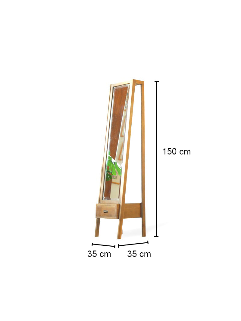 Cermin Ayla dengan Laci Penyimpanan