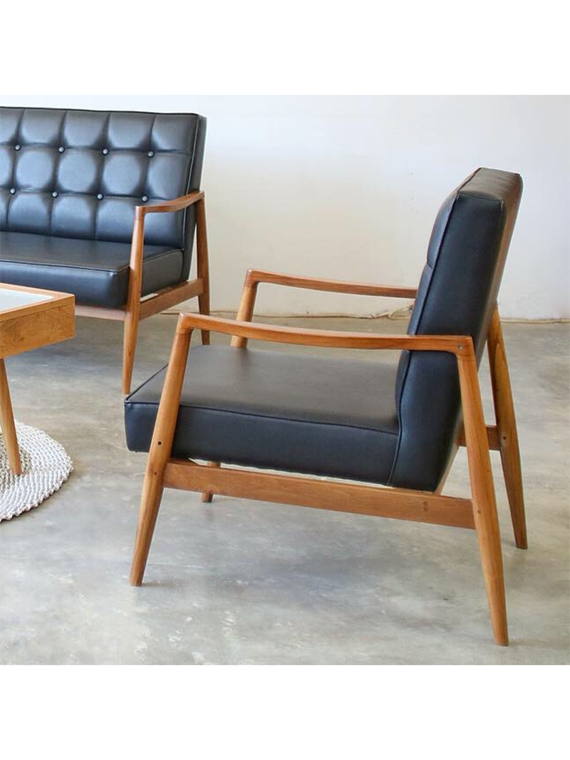 Airy Scandinavian Kursi dengan Sandaran Lengan/Kursi Tamu