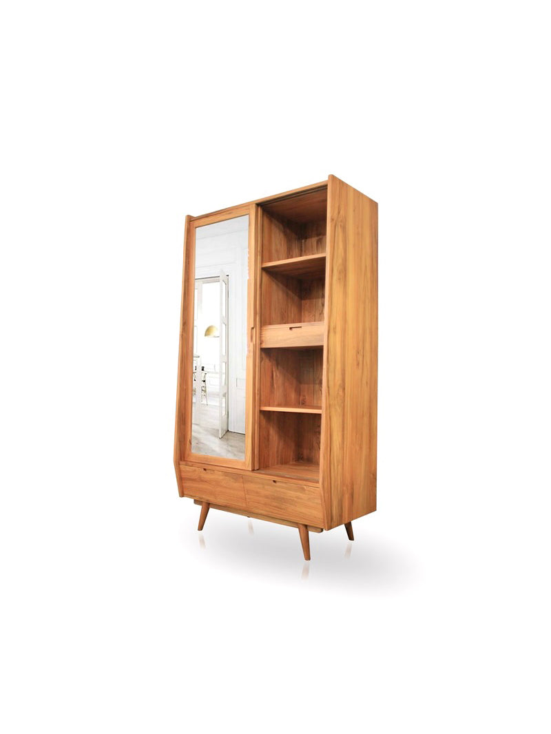 Lemari Kresna (Pintu Cermin)/Lemari Sliding Pintu Cermin