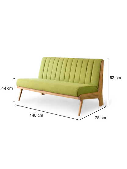 Elena Sofa tanpa Lengan (Double Seater)