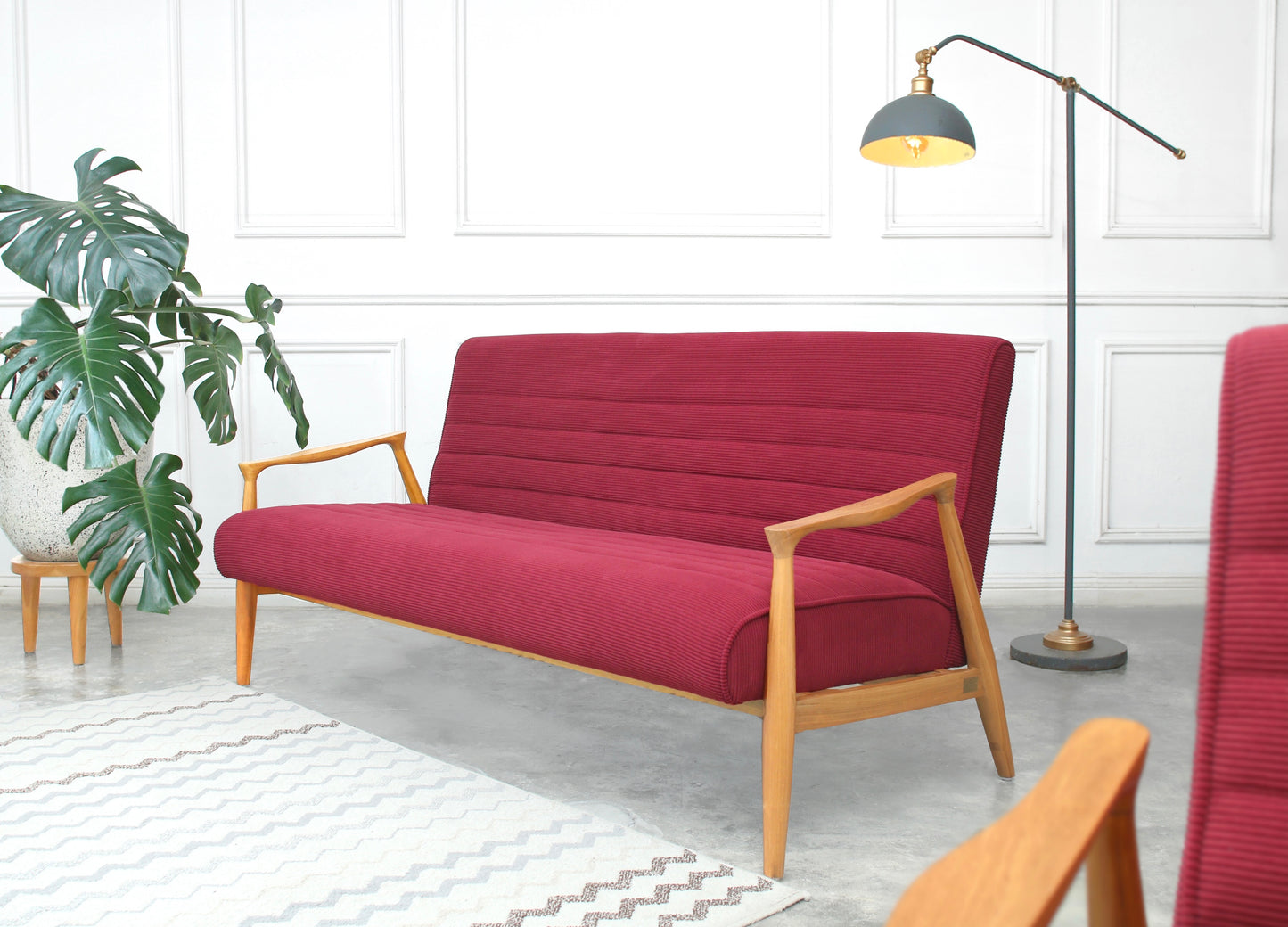 Namburan Kursi dengan Sandaran Lengan/Kursi Tamu (Three Seater)