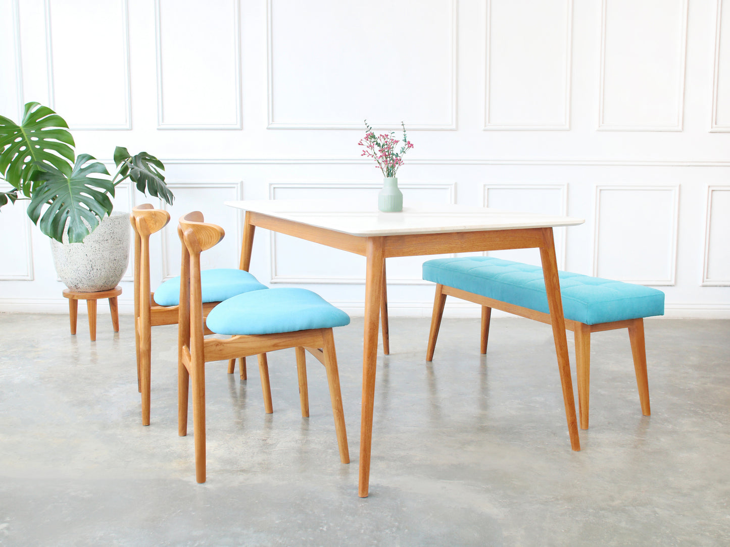 Marla Dining Set with Bench