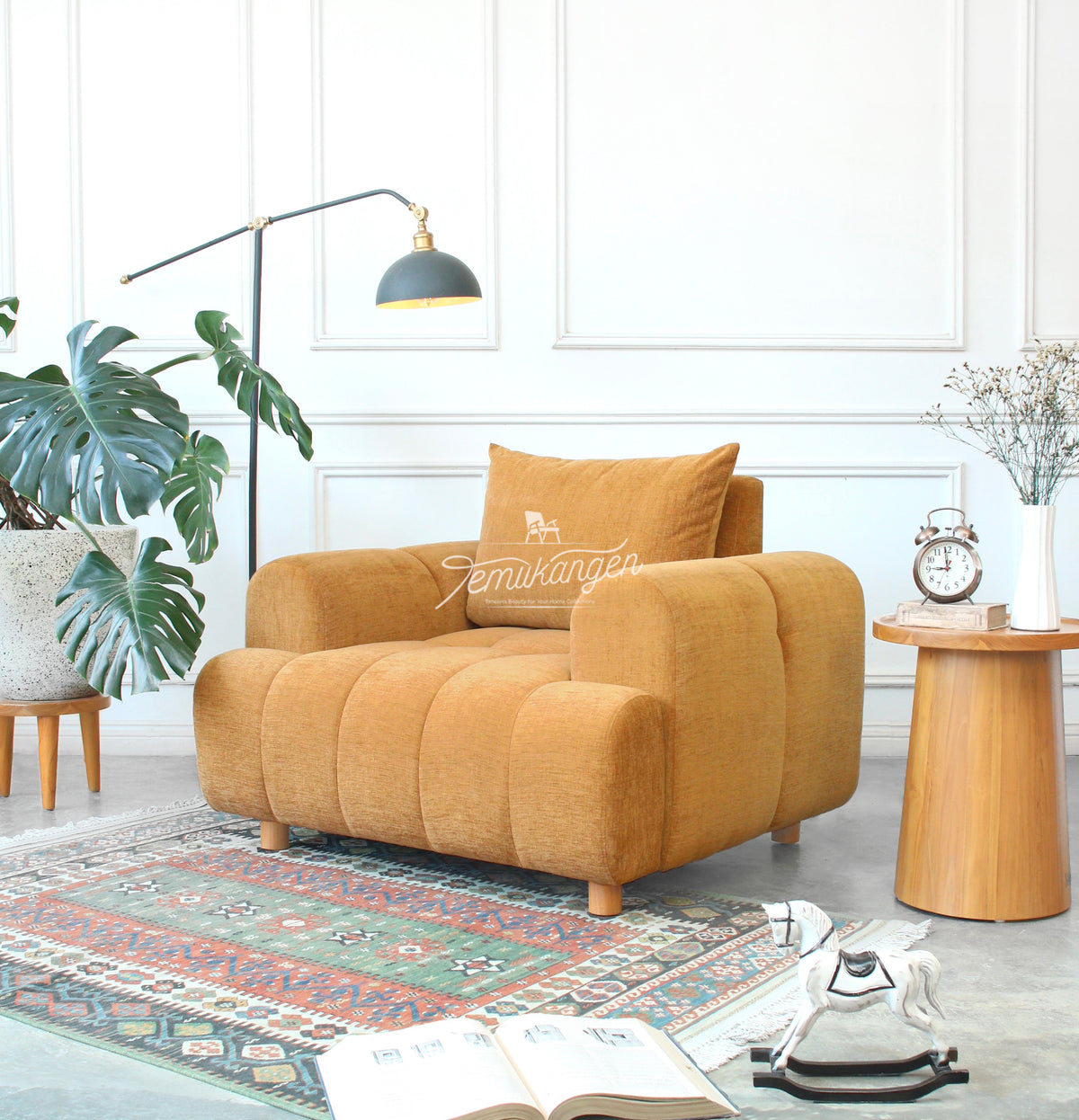 Poppy Sofa Berlengan (Single Seater)