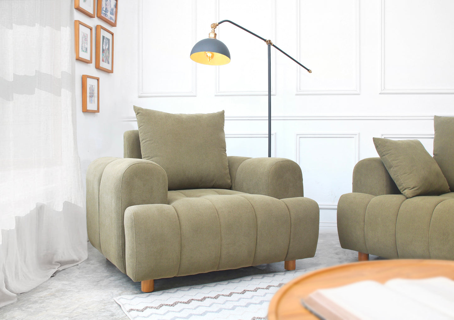 Poppy Sofa Berlengan (Single Seater)