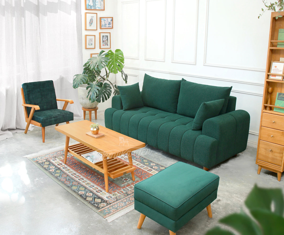 Poppy Sofa Berlengan (Double Seater)
