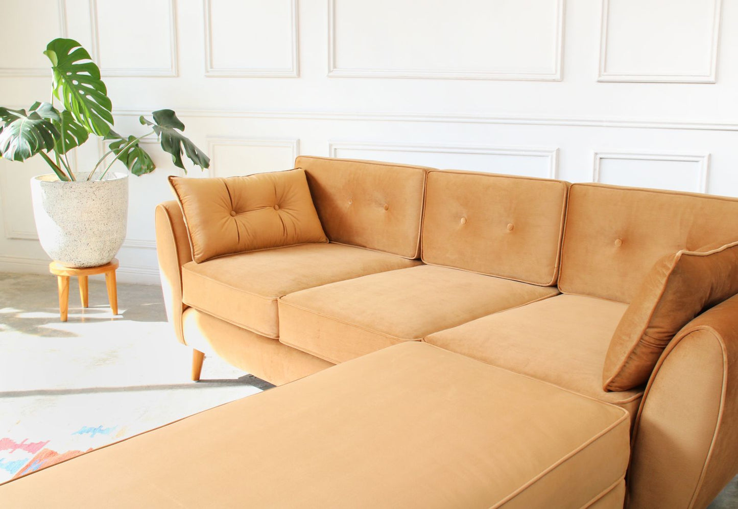 Olivia Sofa L(with footrest)