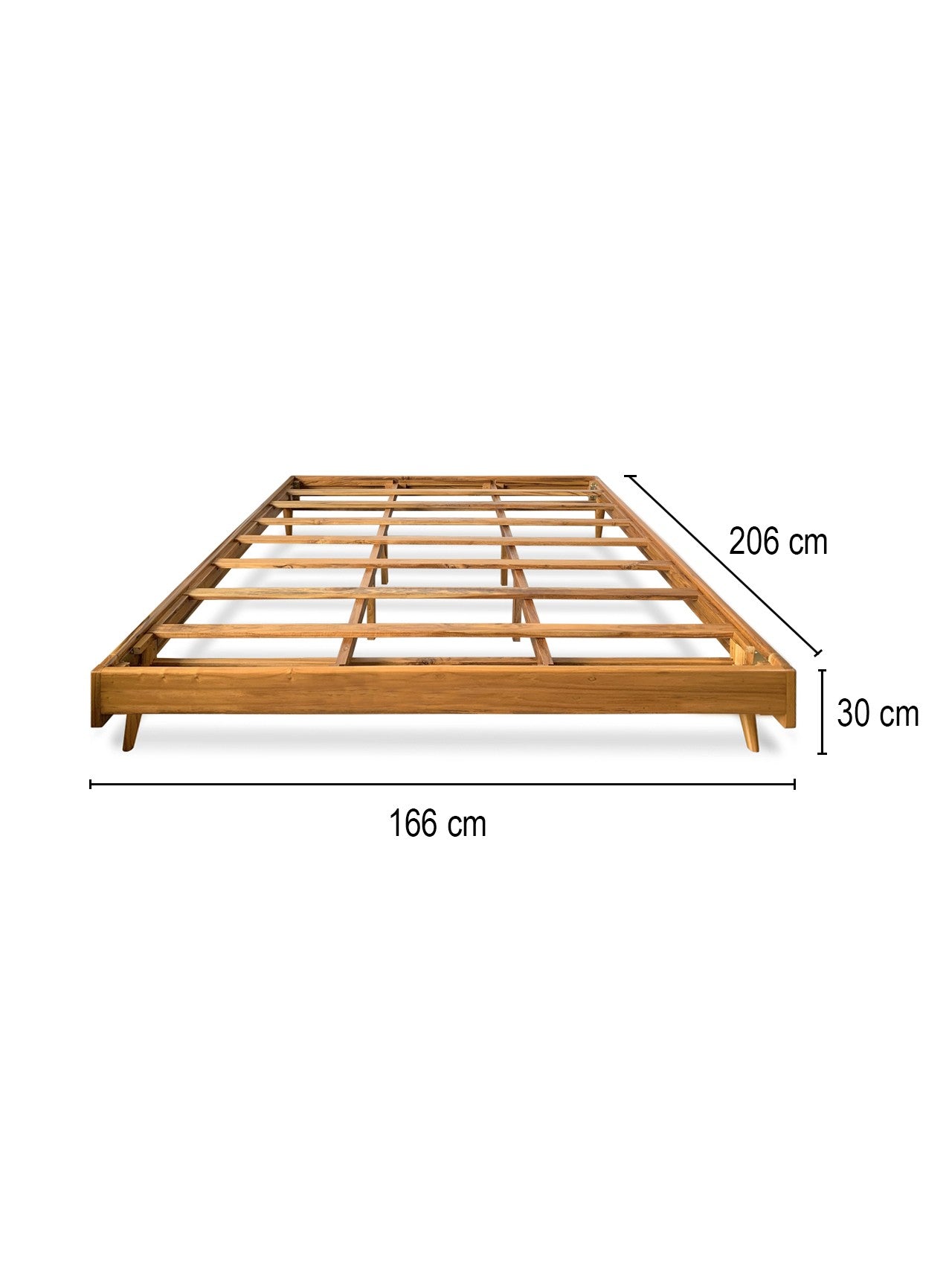 Retro Bed Frame (Tanpa Headboard)