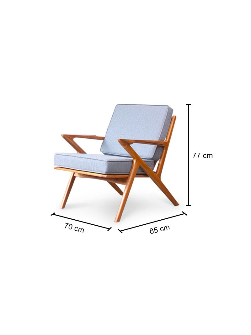 Z Armchair (single seater) with Footrest