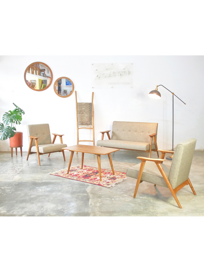 A Jengki Kursi dengan Sandaran Lengan (Double Seater)